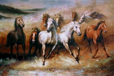 unknow artist Horses 02 oil painting image
